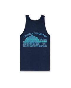 2025 Lexus US Open of Surfing Neon Pier Tank - Navy