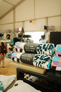 2025 Lexus US Open of Surfing Beach Towel (Slowtide Rainbow)