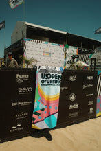 画像をギャラリービューアに読み込む, 2025 Lexus US Open of Surfing Beach Towel (Slowtide Rainbow)