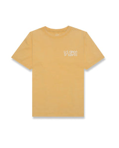2025 Lexus US Open of Surfing Retro Tower PGMT S/S Tee - Yellow