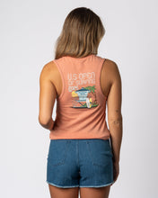 Carregar imagem no visualizador da galeria, 2025 Lexus US Open of Surfing Women&#39;s Retro Tower Tank - Heather Sun