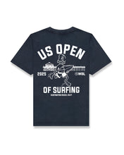 Load image into Gallery viewer, 2025 Lexus US Open of Surfing Runner PGMT S/S Tee - Washed Black