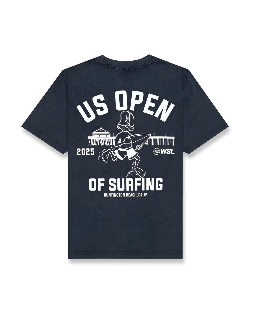 2025 Lexus US Open of Surfing Runner PGMT S/S Tee - Washed Black