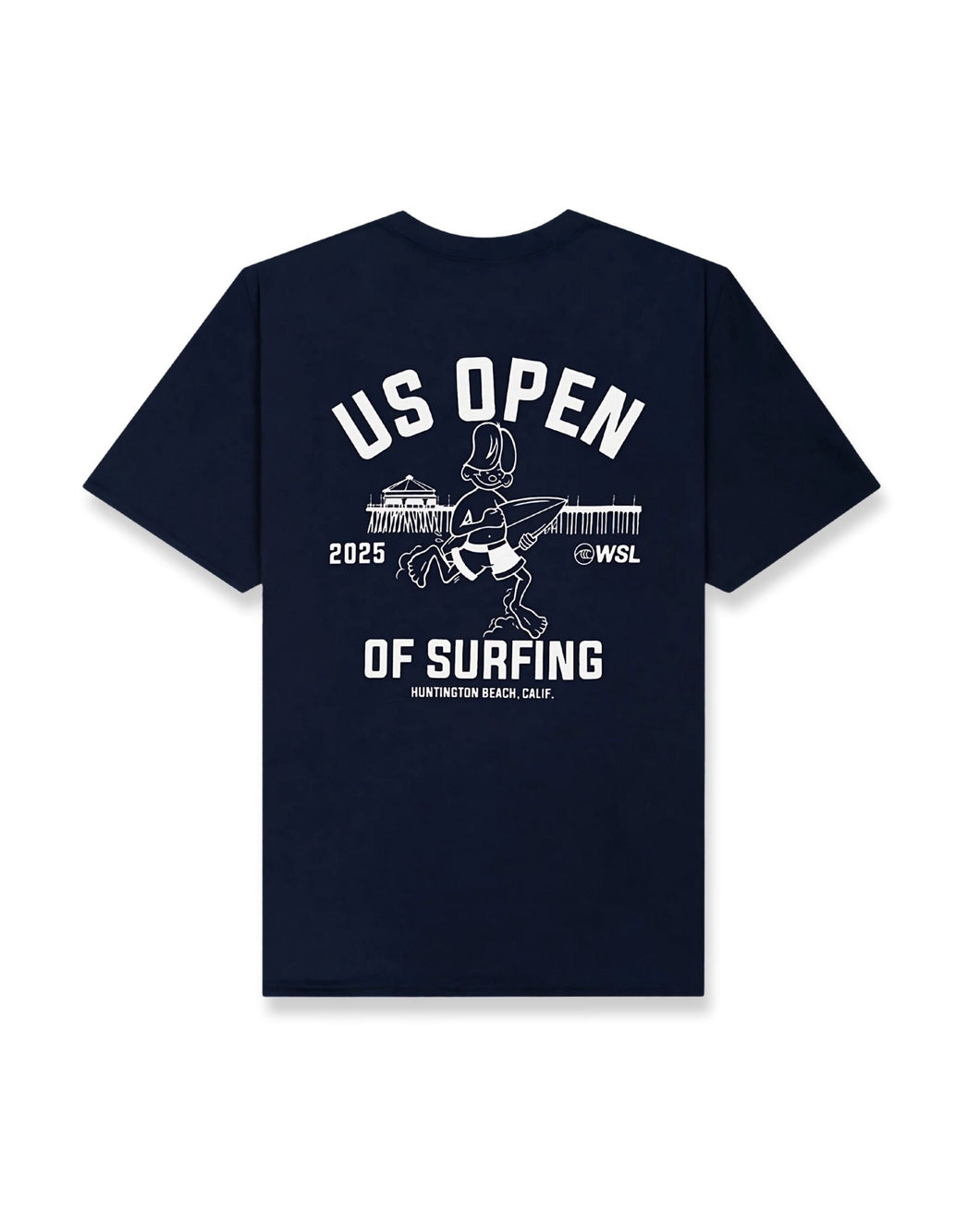 2025 Lexus US Open of Surfing Runner S/S Tee - Navy
