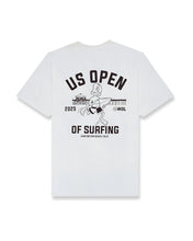 Load image into Gallery viewer, 2025 Lexus US Open of Surfing Runner S/S Tee - White
