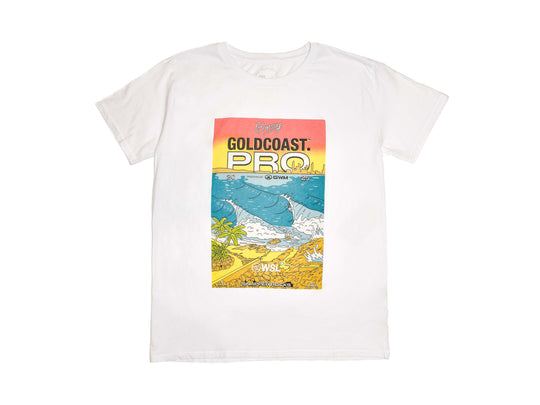 2025 Gold Coast Pro Women's Poster Tee (White)
