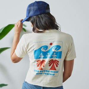 Surfrider Navy Logo Trucker Hat