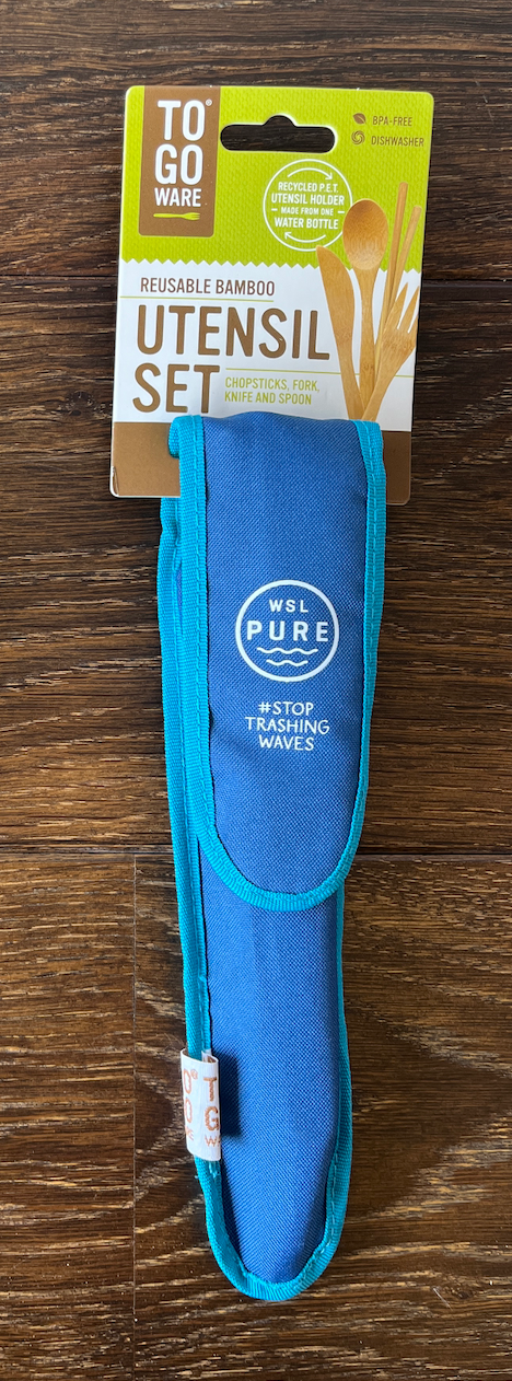 Stop Trashing Waves Bamboo To-Go Cutlery Set