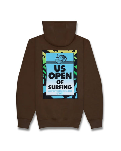 2025 Lexus US Open of Surfing Stained Glass Pullover Hoodie - Chestnut