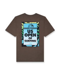 2025 Lexus US Open of Surfing Stained Glass S/S Tee- Dark Chocolate
