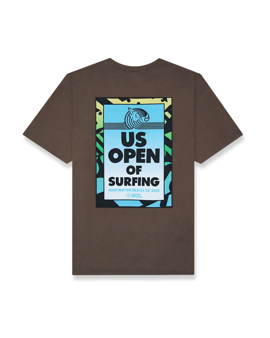 2025 Lexus US Open of Surfing Stained Glass S/S Tee- Dark Chocolate