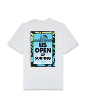 Load image into Gallery viewer, 2025 Lexus US Open of Surfing Stained Glass S/S Tee- White