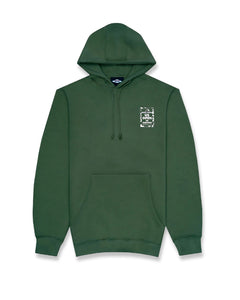 2025 Lexus US Open of Surfing Zebra Pullover Hoodie - Sports Green