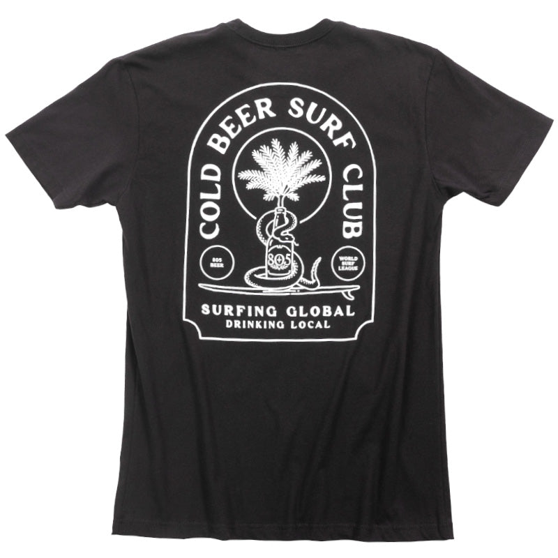 805 X World Surf League - Crest Tee Black