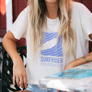 Surfrider Womens Iris Logo Tee
