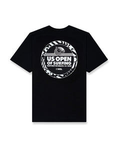 2025 Lexus US Open of Surfing Zebra S/S Tee - Black
