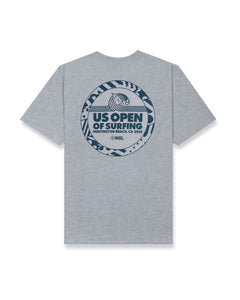 2025 Lexus US Open of Surfing Zebra S/S Tee - Sport Grey