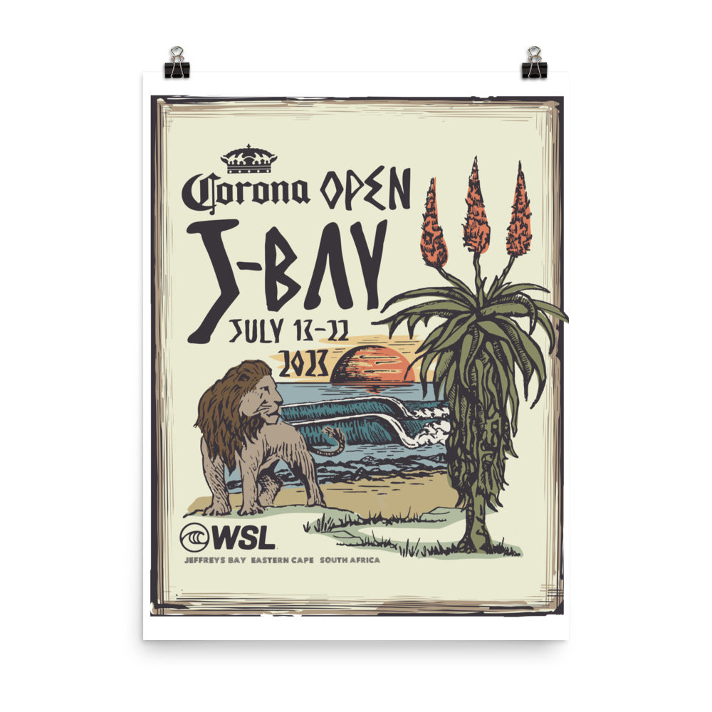 2023 Corona Open J-Bay Official Poster