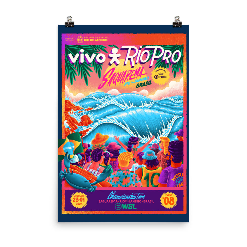 2023 Vivo Rio Pro Official Poster – World Surf League