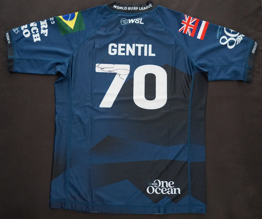Signed Ian Gentil Navy Competition Jersey (2023 Surf Ranch Pro)