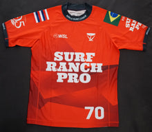 Carregar imagem no visualizador da galeria, Signed Ian Gentil Red Competition Jersey (2023 Surf Ranch Pro)