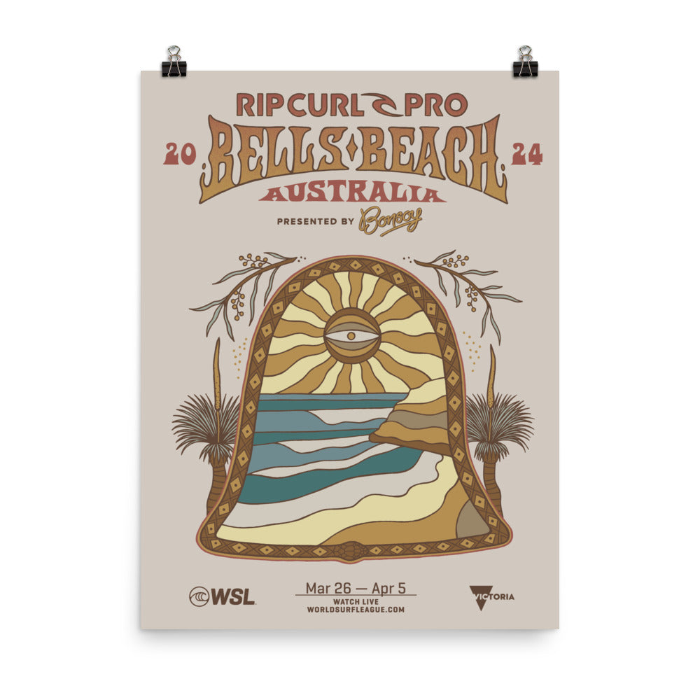 2024 Rip Curl Pro Bells Beach Official Poster