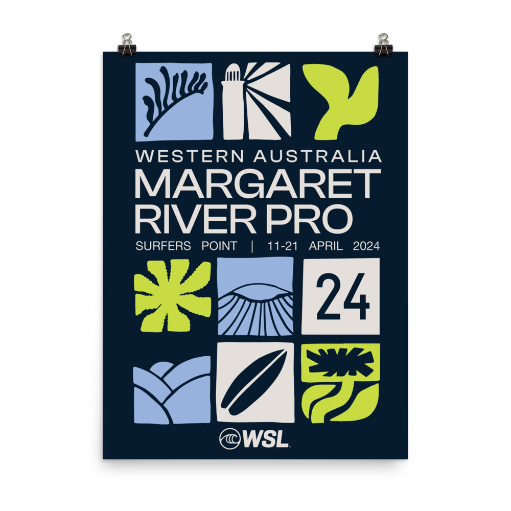 2024 Margaret River Pro Official Poster – World Surf League