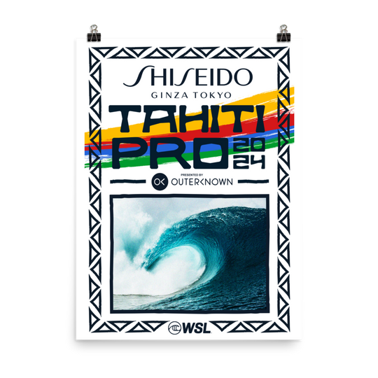 2024 Tahiti Pro Official Poster