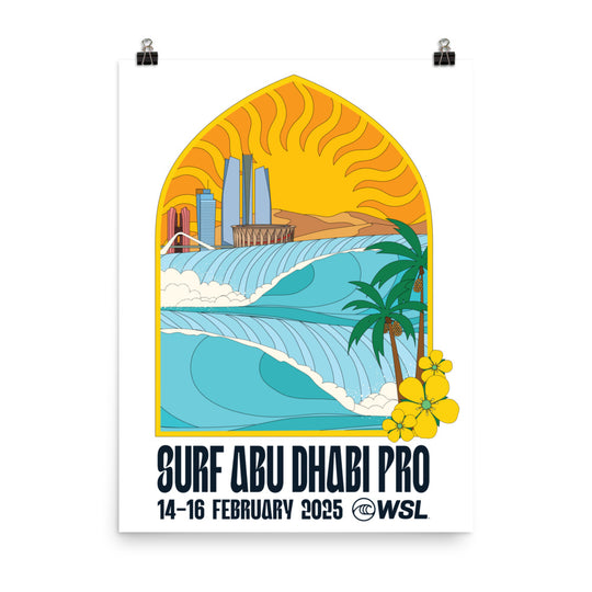 2025 Surf Abu Dhabi Pro Official Poster