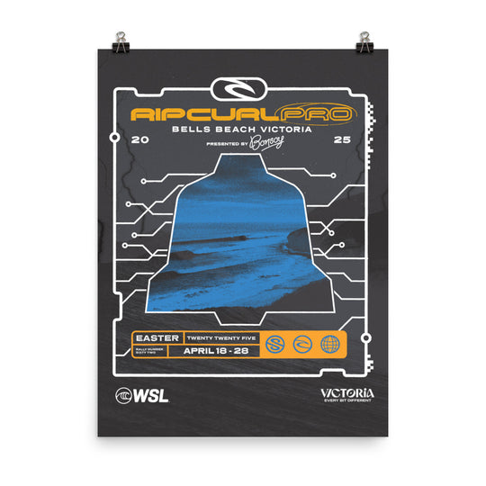 2025 Rip Curl Pro Bells Official Poster