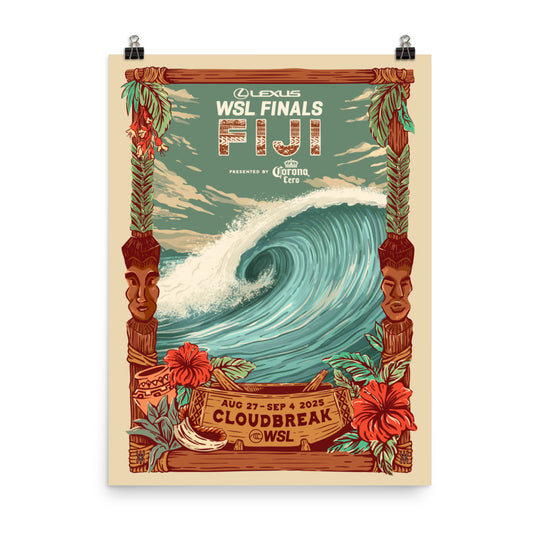 2025 Lexus WSL Finals Fiji Official Poster