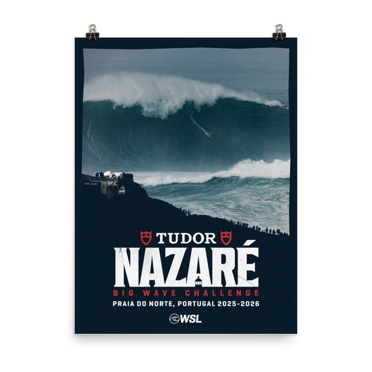 2026 Tudor Nazaré Big Wave Challenge Official Poster