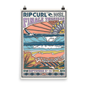 2023 Rip Curl WSL Finals Official Poster