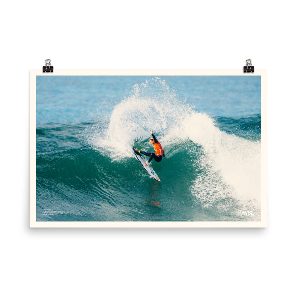 2024 Caitlin Simmers Poster: Lower Trestles, 2023