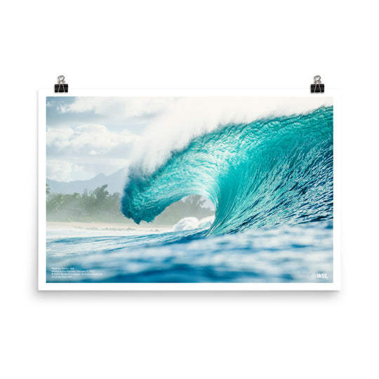 2025 Lineup Poster: Pipeline, Hawaii