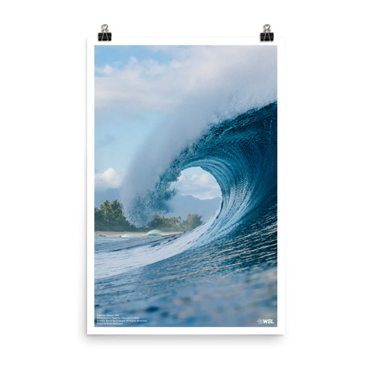 2026 Lineup Poster: Banzai Pipeline, O'ahu, Hawaii