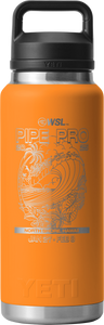2025 Pipe Pro YETI Rambler 36 oz Bottle (Orange)
