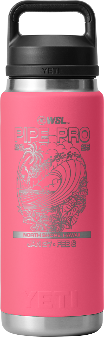 2025 Pipe Pro YETI Rambler 26 oz Bottle (Tropical Pink)