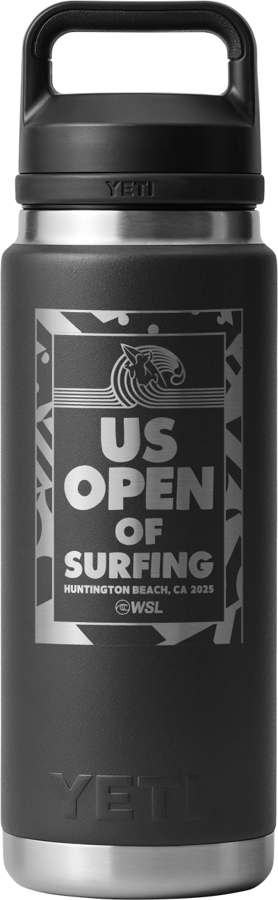 2025 Lexus US Open of Surfing YETI Rambler 26 oz Bottle (Black)