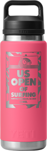 2025 Lexus US Open of Surfing YETI Rambler 26 oz Bottle (Pink)