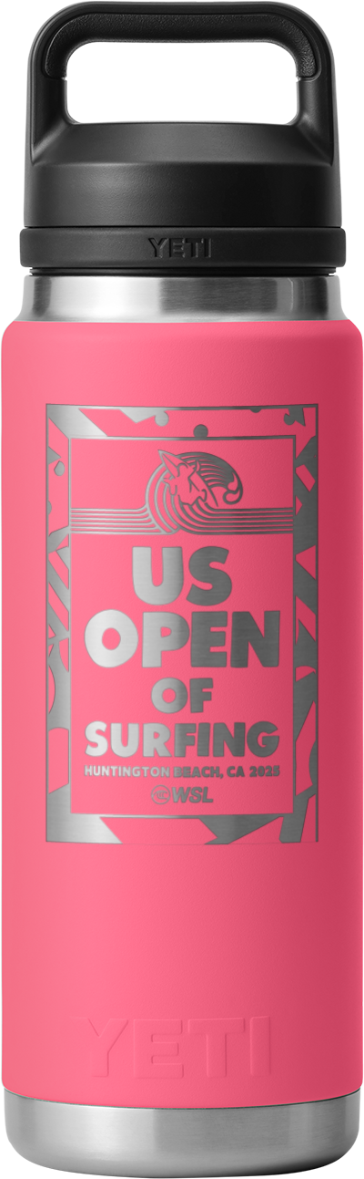 2025 Lexus US Open of Surfing YETI Rambler 26 oz Bottle (Pink)