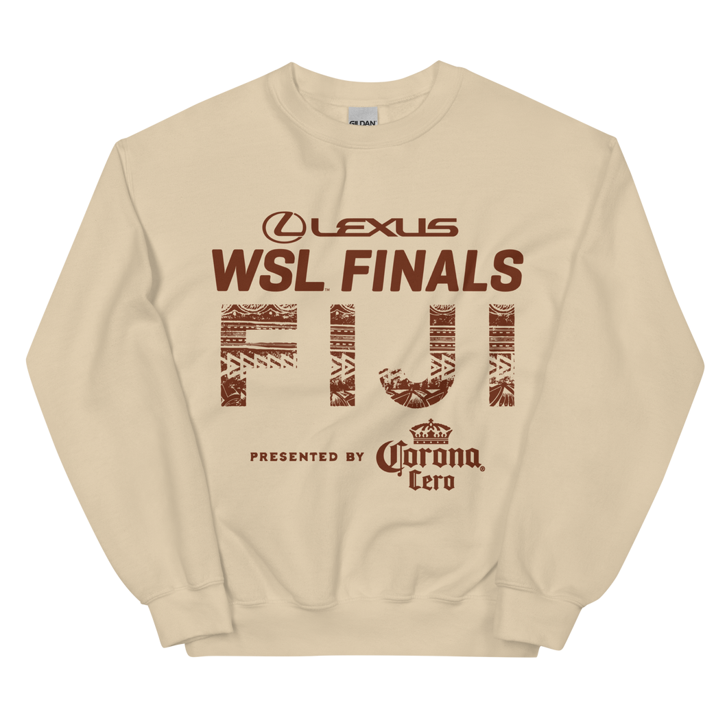 2025 Lexus WSL Finals Fiji Crewneck (Sand)