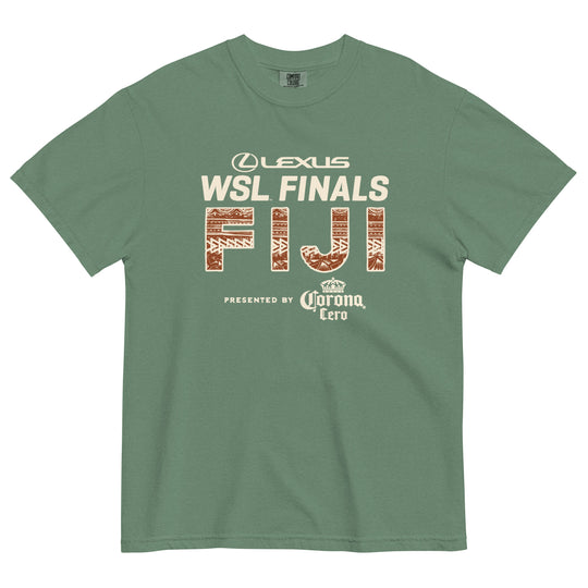 2025 Lexus WSL Finals Fiji heavyweight tee (Green)