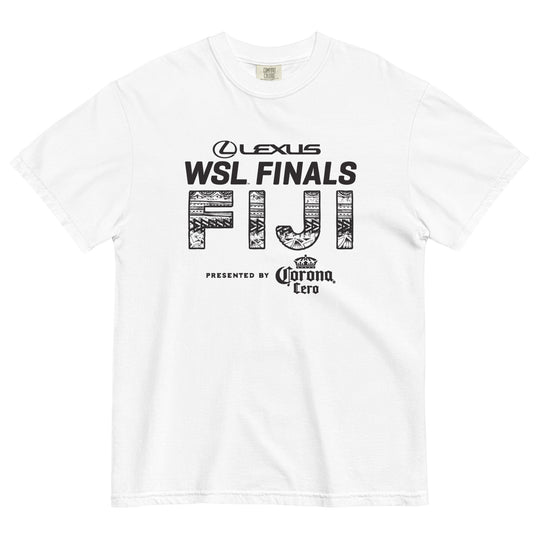 2025 Lexus WSL Finals Fiji heavyweight tee (White)