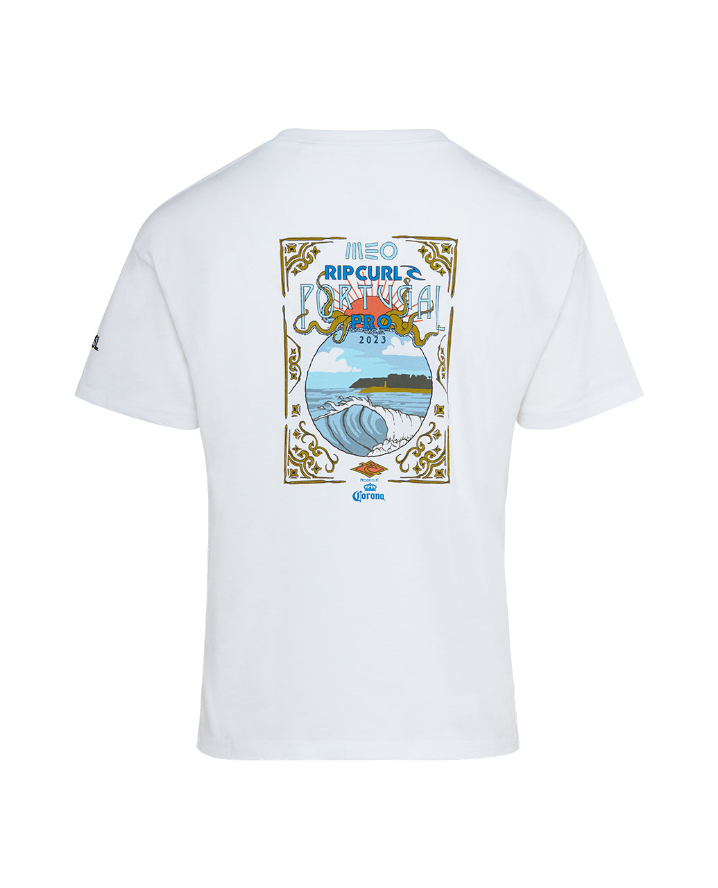 2023 MEO Rip Curl Pro Portugal Official Event SS Poster Tee (White)