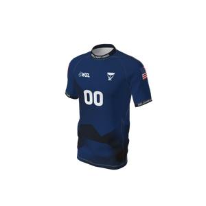 WSL Custom Jerseys Blue Mens Supporter Jersey. (x 1)