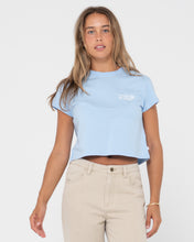 Load image into Gallery viewer, 2023 Margaret River Pro Crop Tee (Blue)