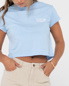 2023 Margaret River Pro Crop Tee (Blue)