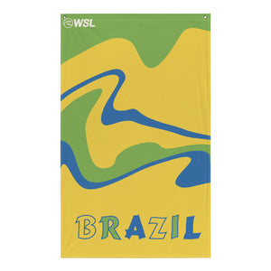 ブラジルの壁の旗