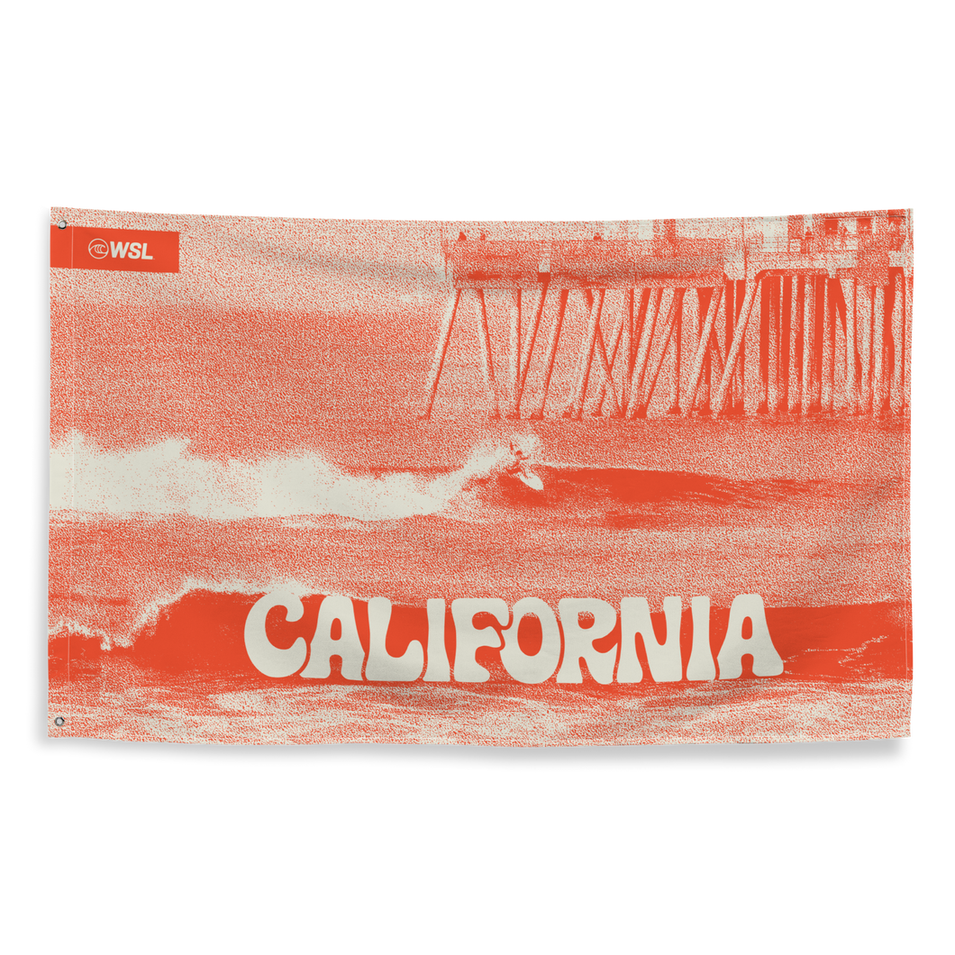 Bandeira da parede do cais Califórnia HB